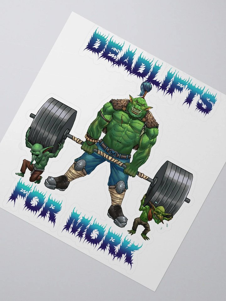 Deadlifts For Mork - Sticker! product image (2)