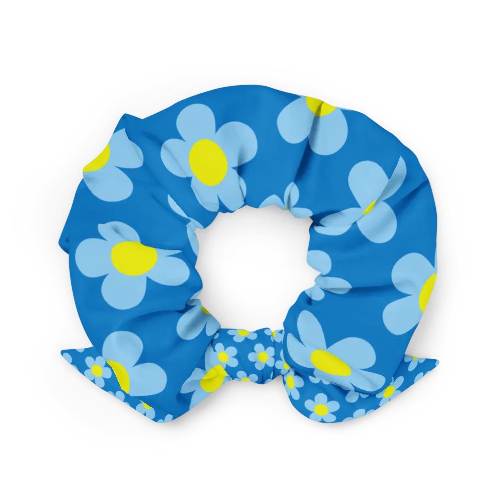 Dark Forget-Me-Not Scrunchie product image (2)