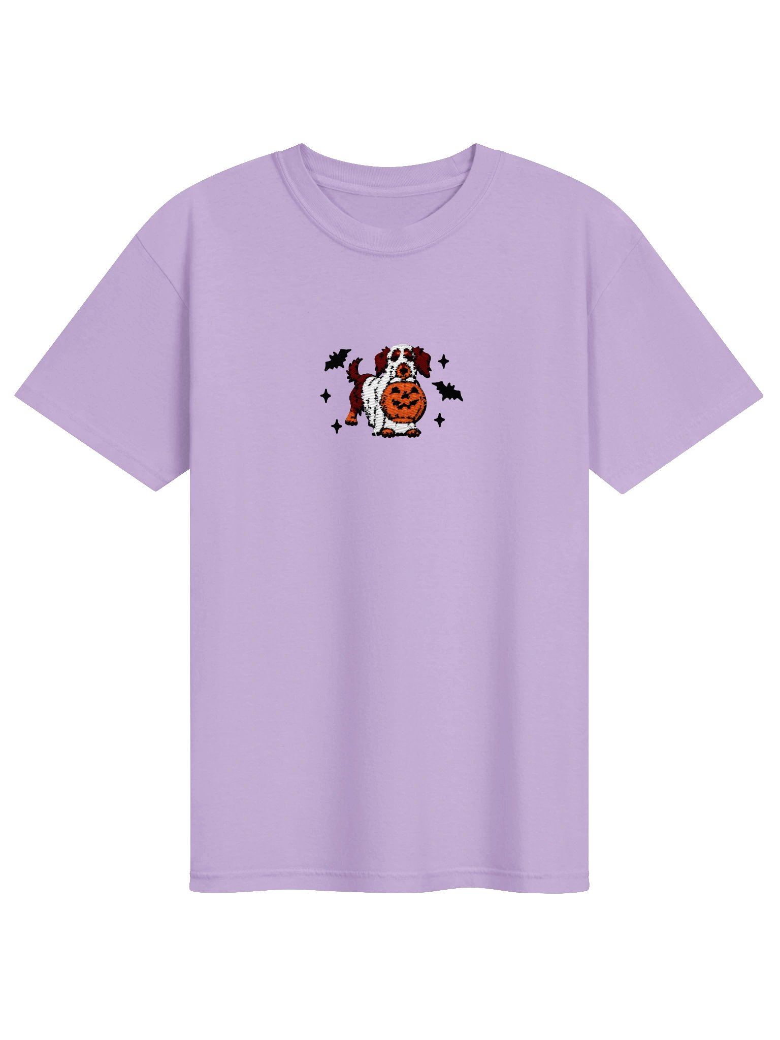 Halloween Longhaired Dachshund(Red & Tan) Embroidered T-Shirt product image (41)