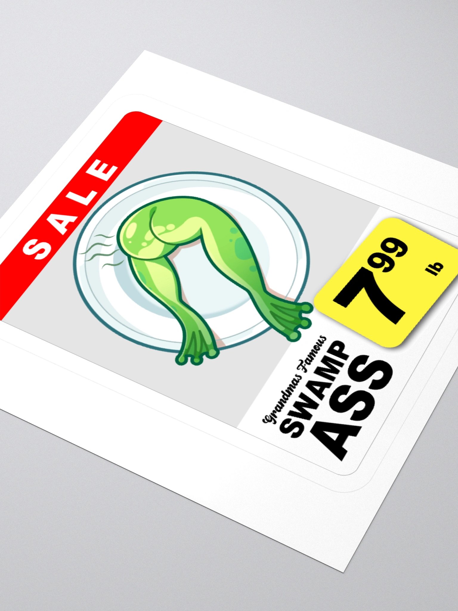 Grandmas Famous Swamp Ass Sticker product image (3)
