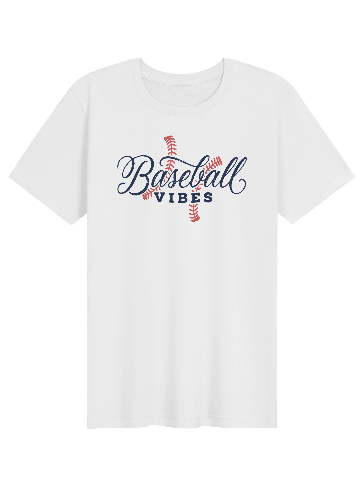 ⚾ Baseball Vibes T-Shirt | Baseball Season Game Day Tee ❤️💙 product image (1)