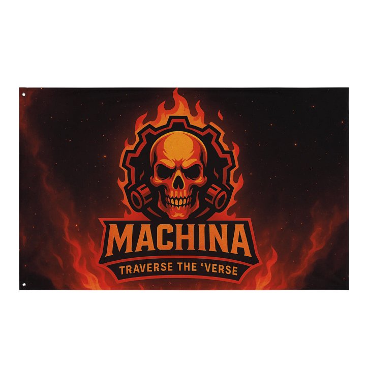 Machina Org Full-Color Flag – Be the Machine. Display the Power. product image (1)