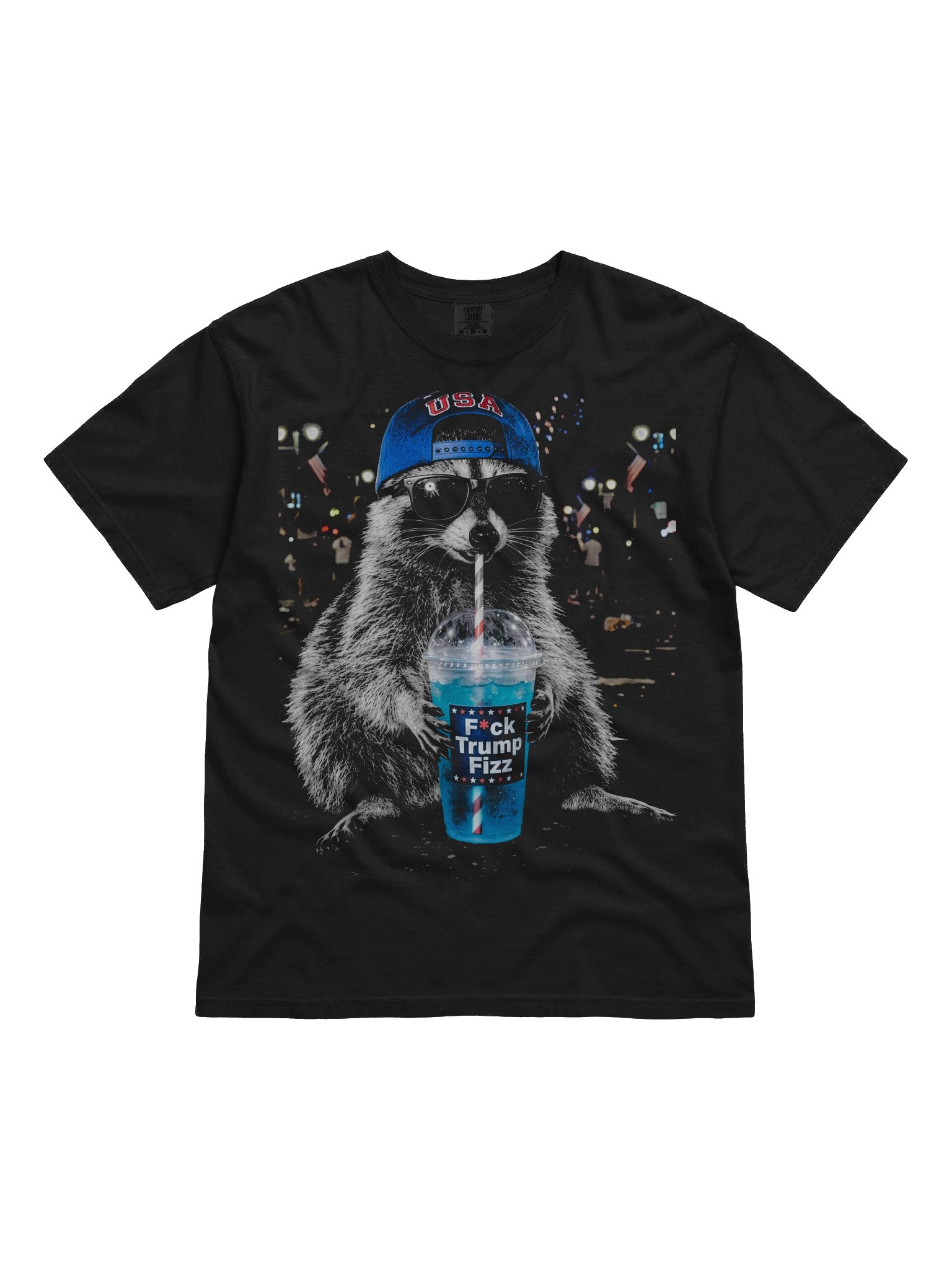 Funny Racoon Meme USA 250th Birthday, F*ck Trump product image (17)