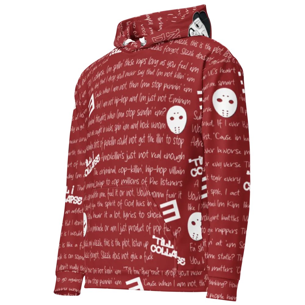 'Till I Collapse - Eminem - RED - Unisex Hoodie product image (1)