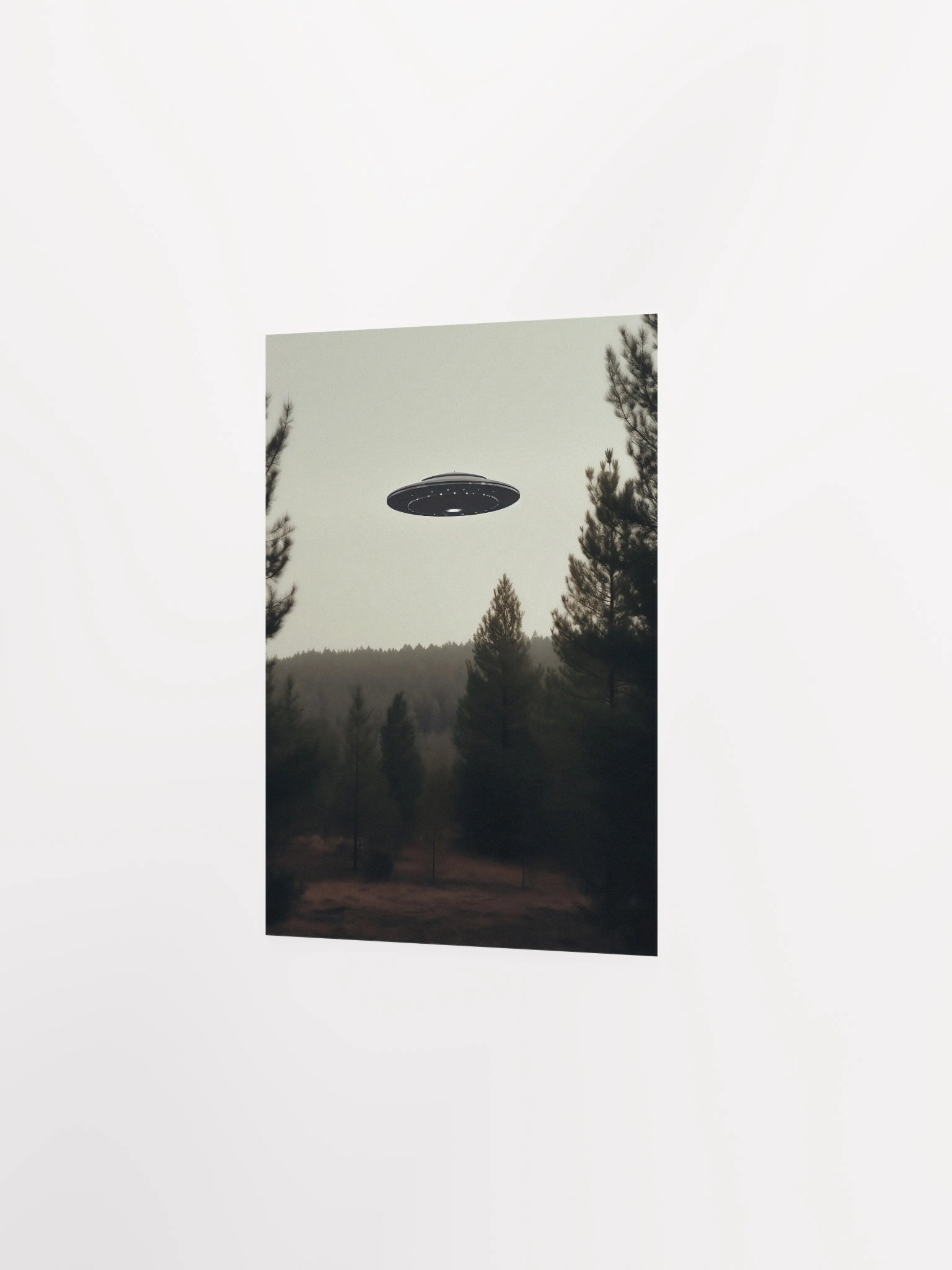 The Truth is Out There / The X-Files photo of UFO — sci-fi poster, movie art, I want to believe poster, space print, aliens wall decor product image (7)