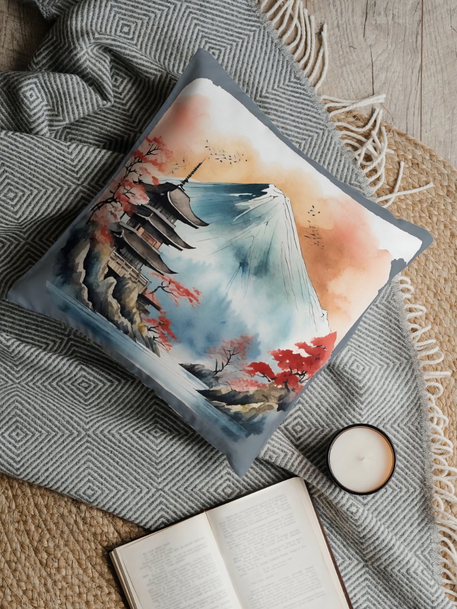 Oriental Watercolour Pillow product image (1)