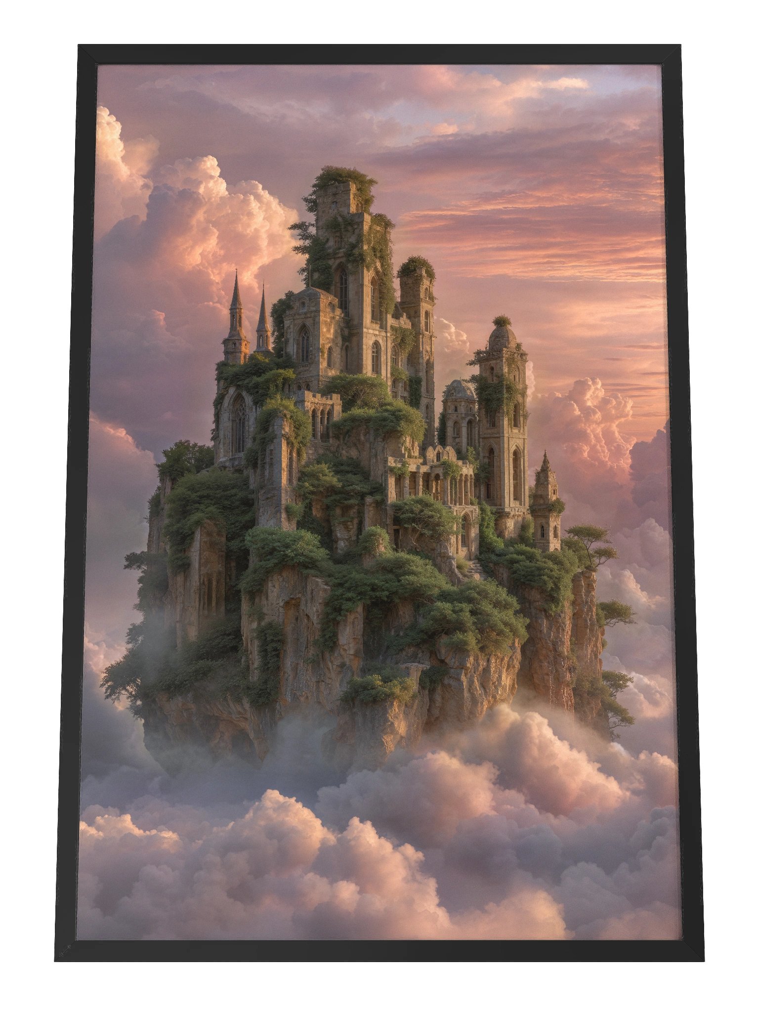 Skyward Bastion – Framed Poster product image (2)
