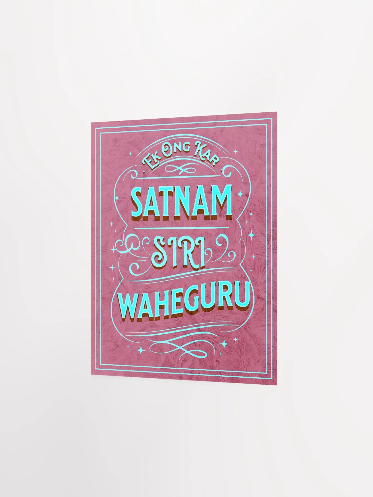 Ek Ong Kar Poster Burgandy product image (4)