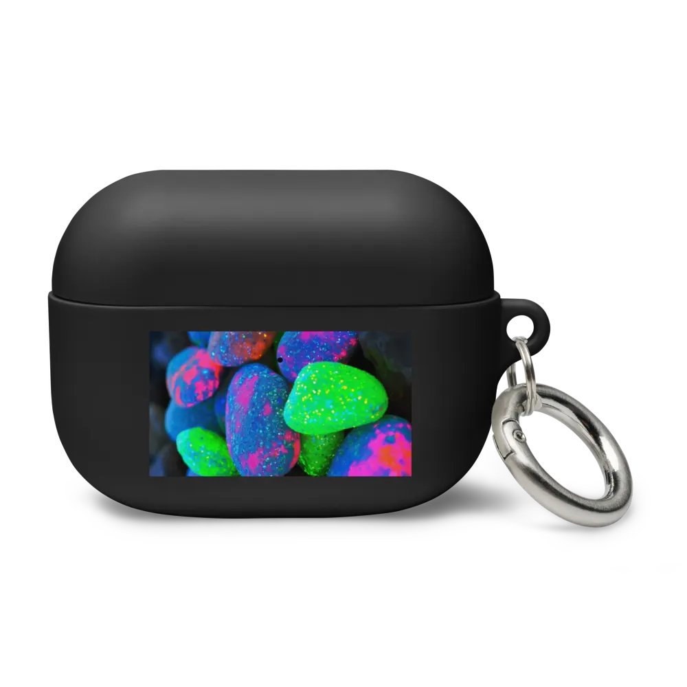 Neon Glitter Rocks AirPods Case - Glitter on the Go product image (3)