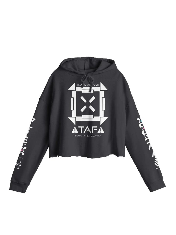 TAF PROTO-TYPE / 2.9.74.67 / CROPPED HOODIE product image (1)