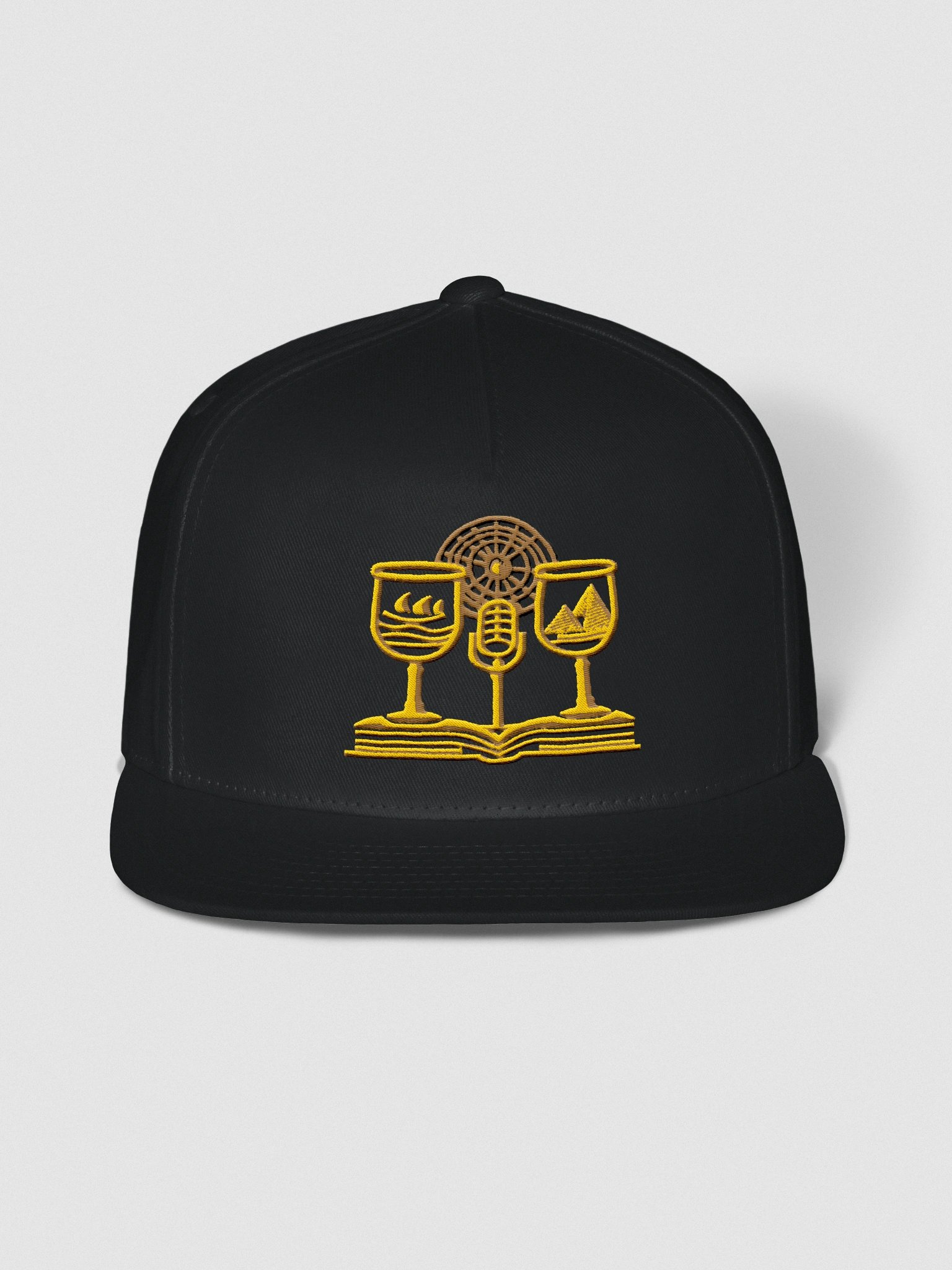 Legends & Libations Snapback Hat Gold Logo product image (1)