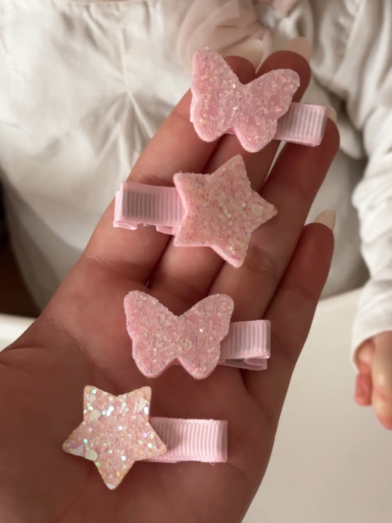 Pack 4 pinzas de mariposas y estrellas product image (4)
