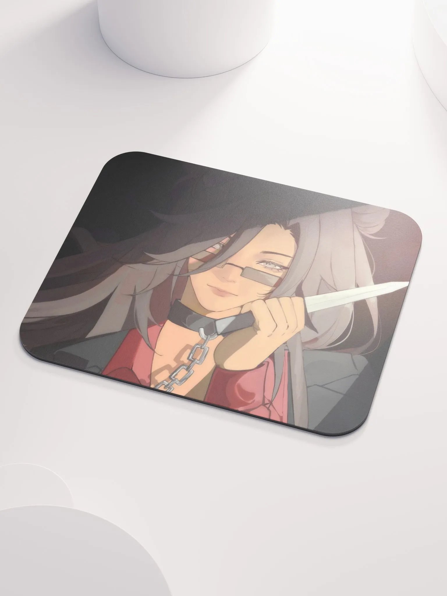 Gothic Anime Knife Mouse Pad product image (3)