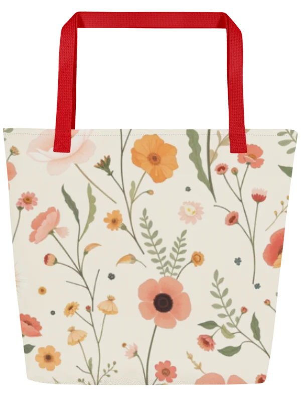 SUMMER FLOWER GARDEN SHOPPING BAG - Blumengarten Einkaufstasche product image (12)