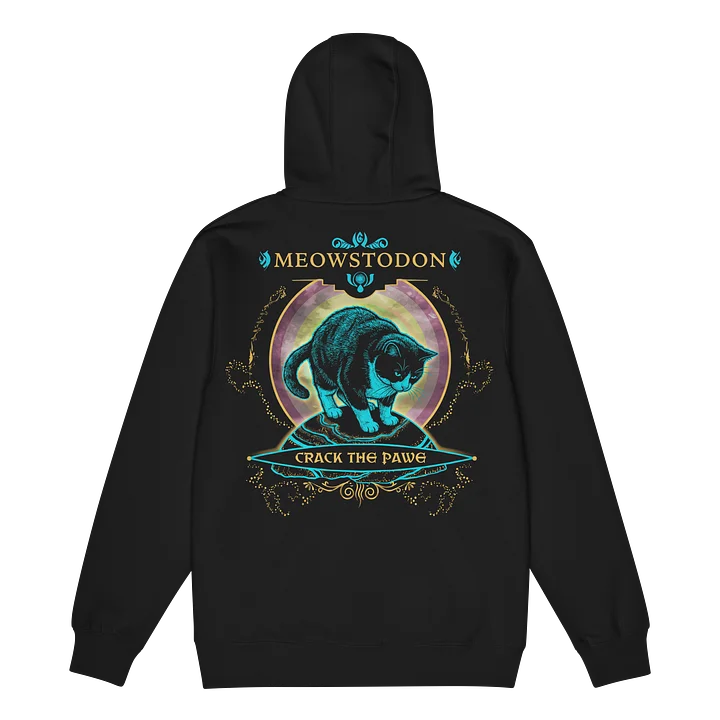Burzik Meowstodon Crack The Pawe Premium Zip Hoodie product image (1)