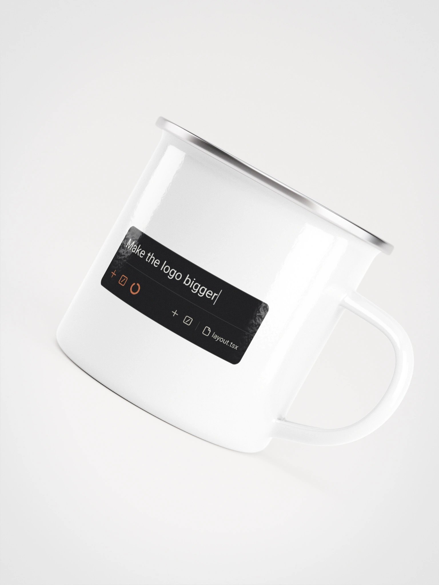 White Cup - Make the logo bigger product image (5)