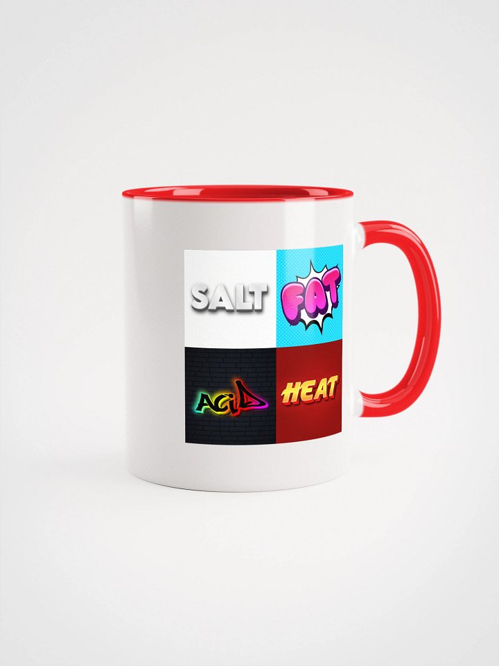 Salt Fat Acid Heat - Ceramic Mug with Color Inside product image (26)