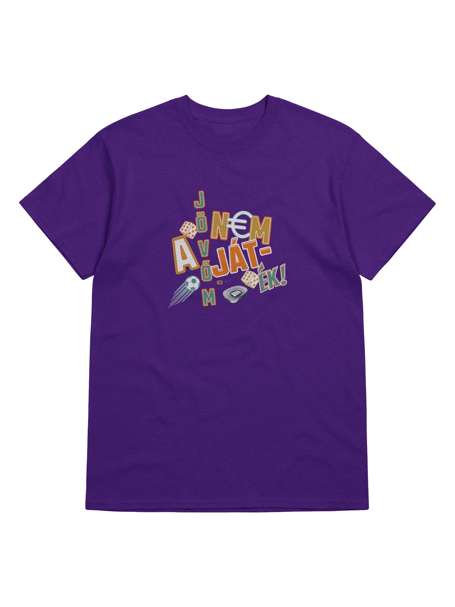 A jövőm nem játék! Unisex 100% Pamut Gildan Dizájn_EQALL.hu® Originals_Mustár / Zöld / Nari product image (1)