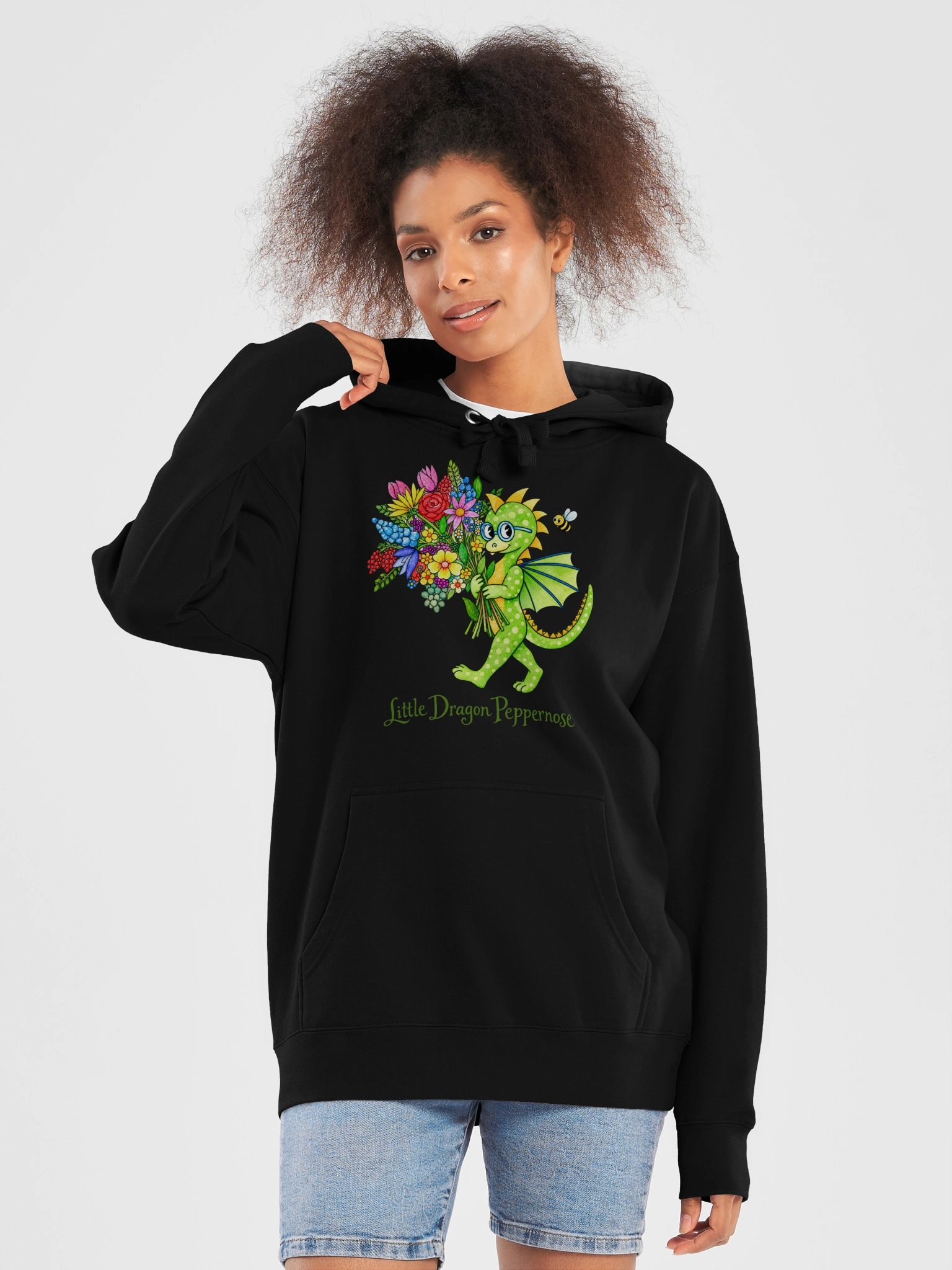 Little Dragon Peppernose — In Bloom Hoodie product image (2)