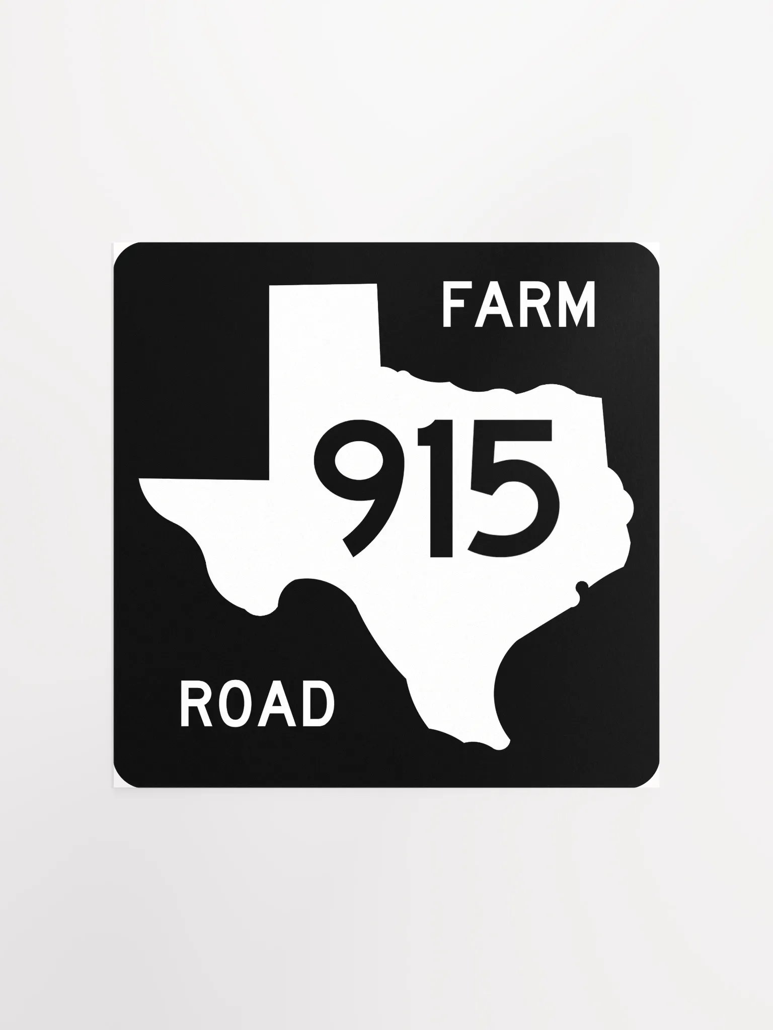 Texas Farm Road Sign FM 915 Poster product image (3)