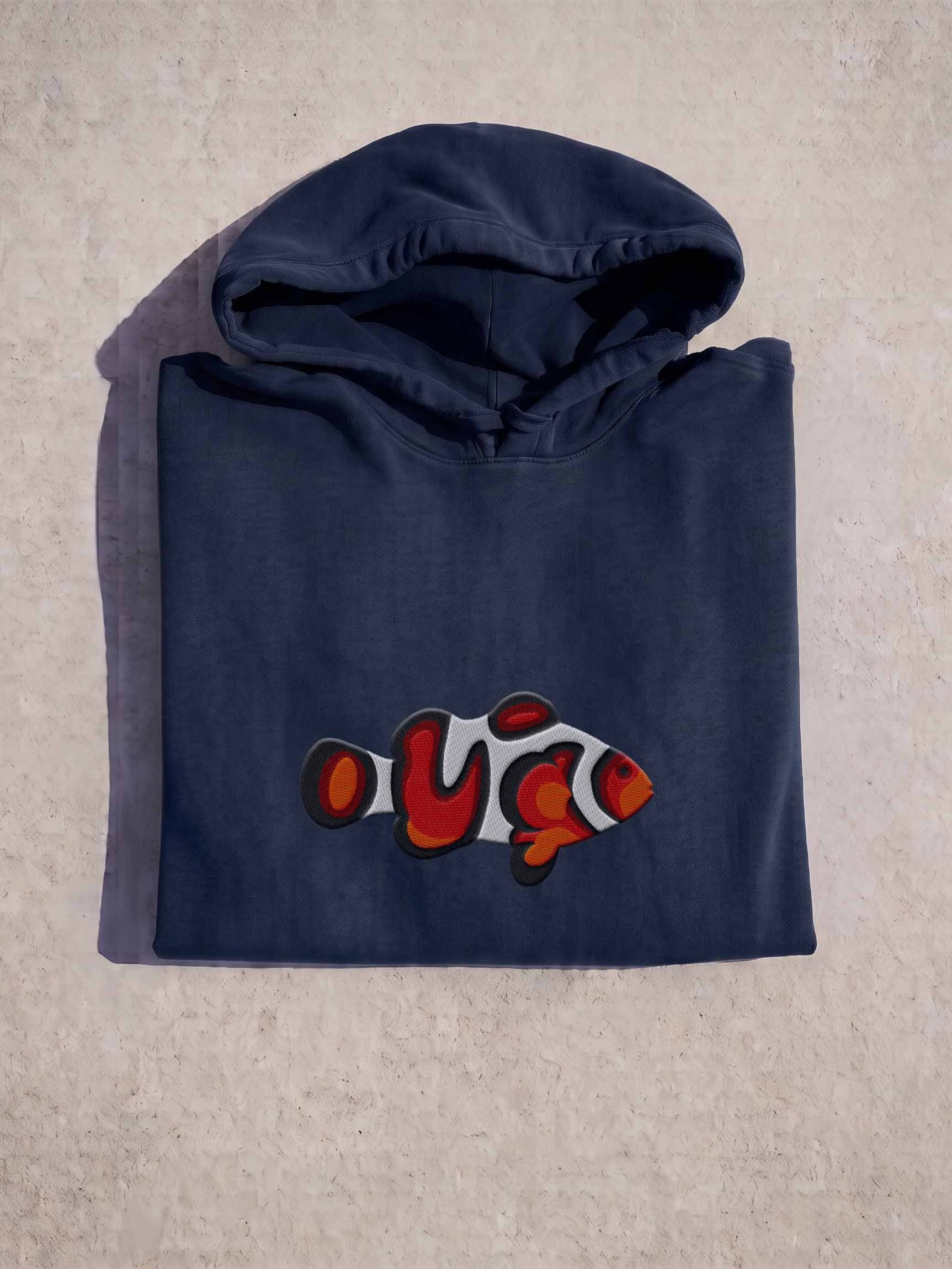 Picasso Clownfish Embroidered Premium Hoodie | Saltwater Reef Aquarium Fish & Marine Life Apparel product image (1)
