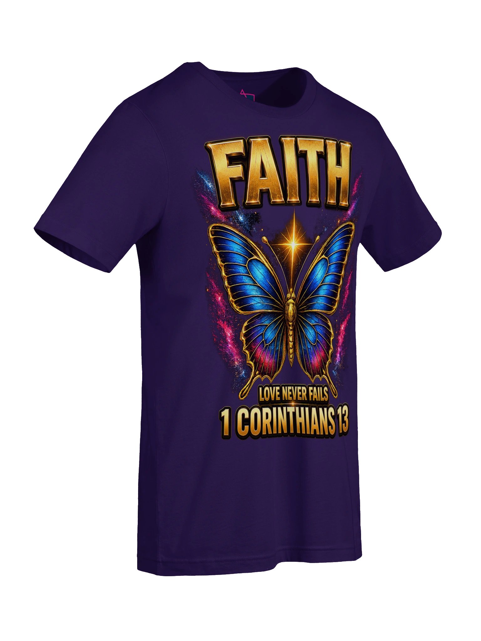 Love Never Fails - Women’s Butterfly - Christian Faith T-shirt product image (7)