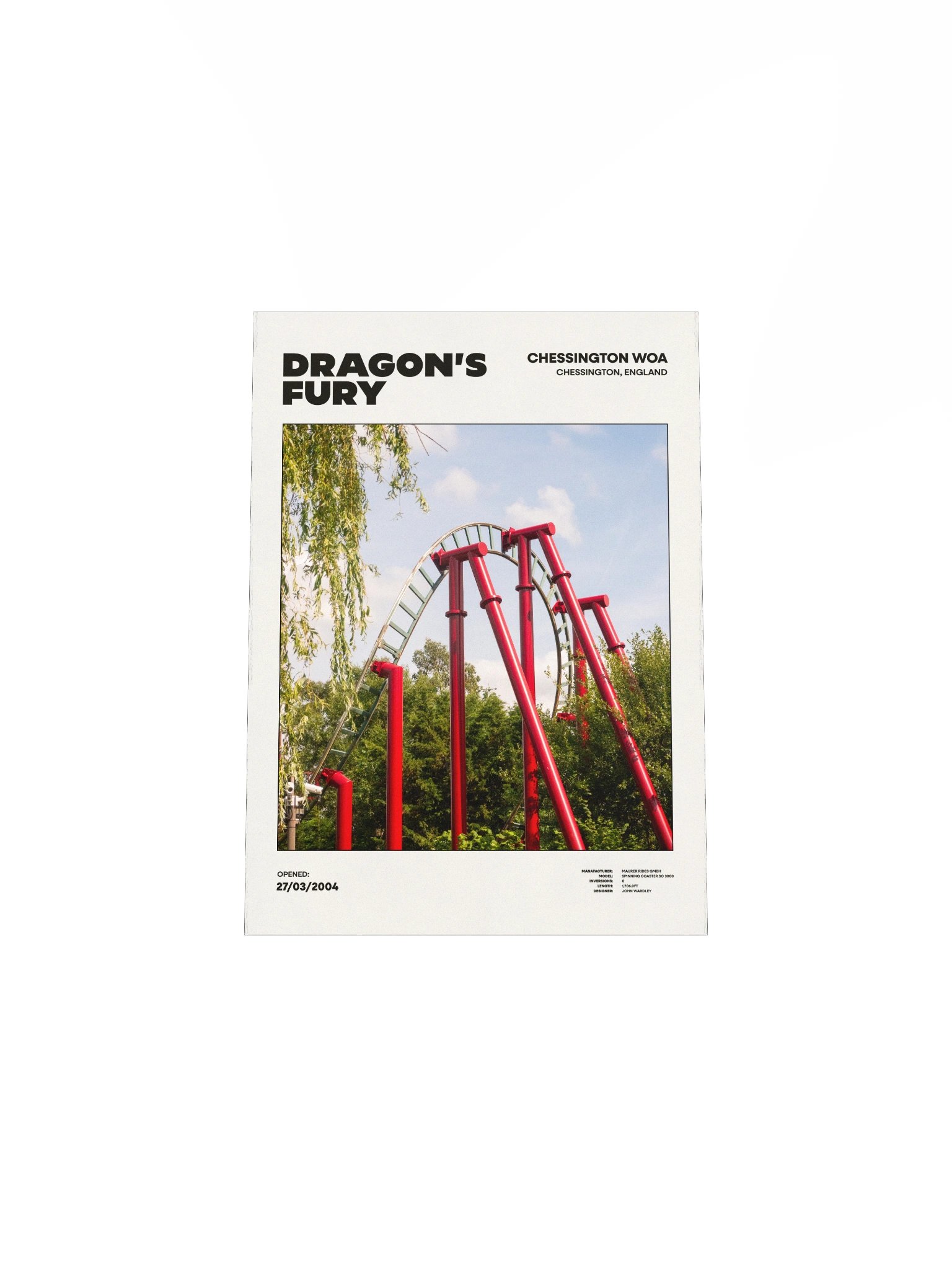 Dragon's Fury Overbank Premium Poster product image (4)