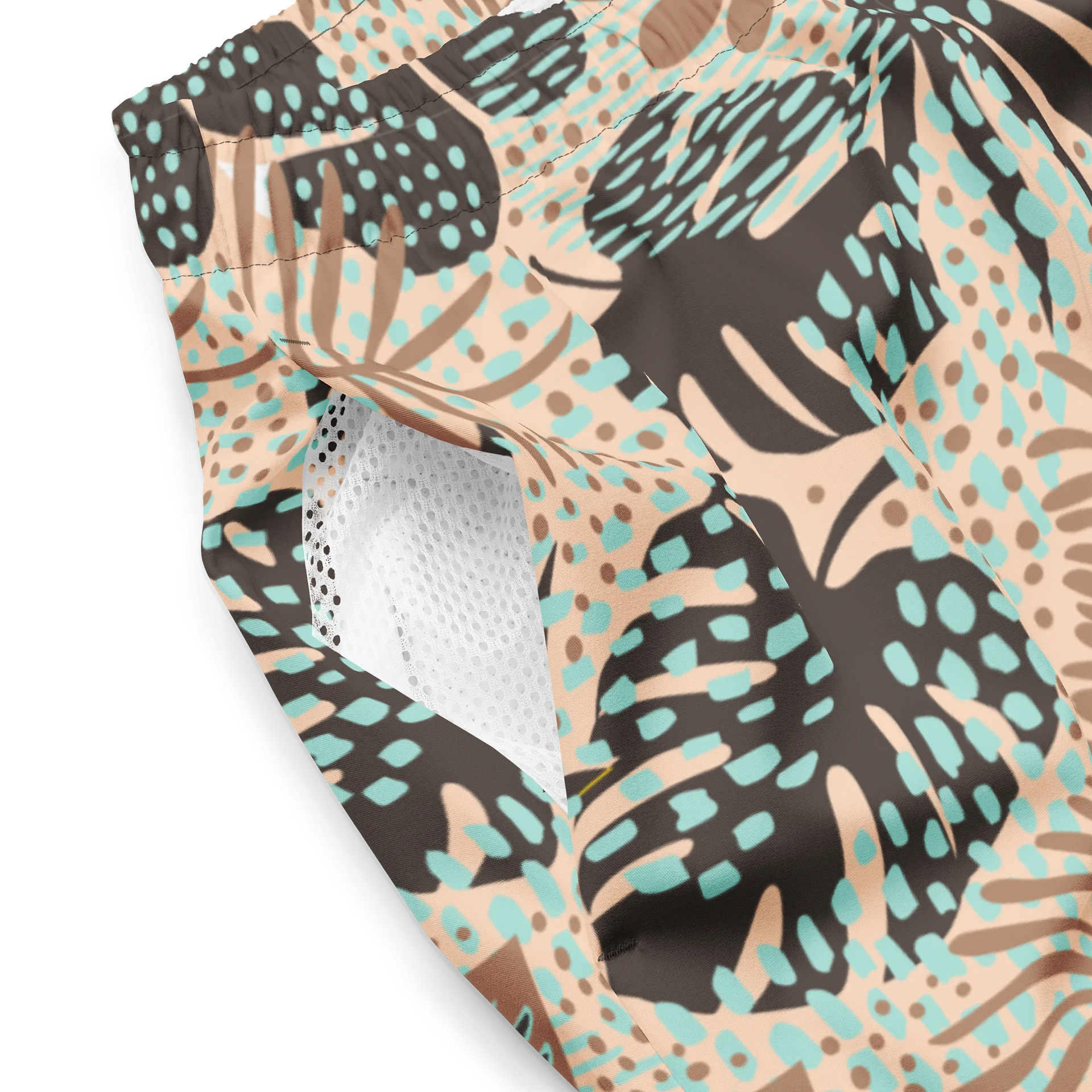 Comfortable Swim Trunks with Tropical Print product image (3)