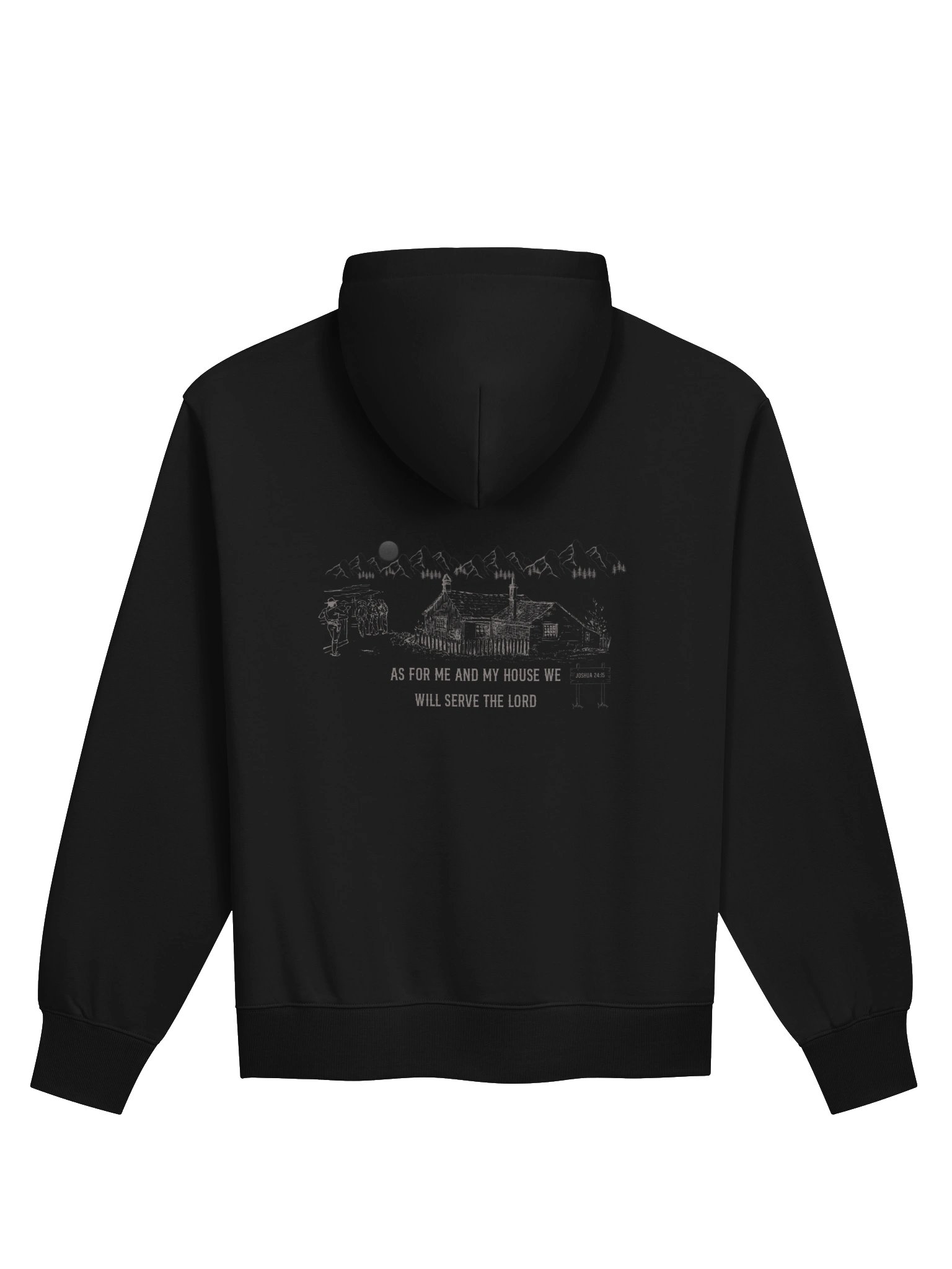 Joshua 24:15 Heavy Weight Hoodie product image (2)