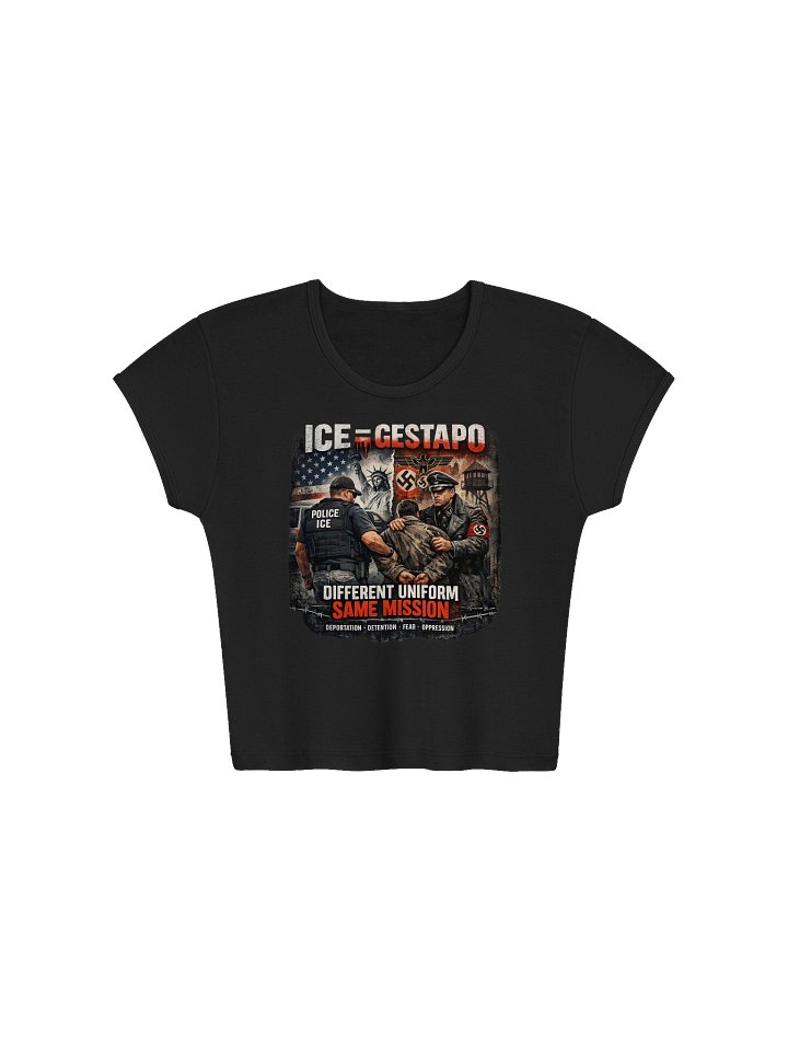 ICE = GESTAPO Baby Rib Crop Top product image (2)