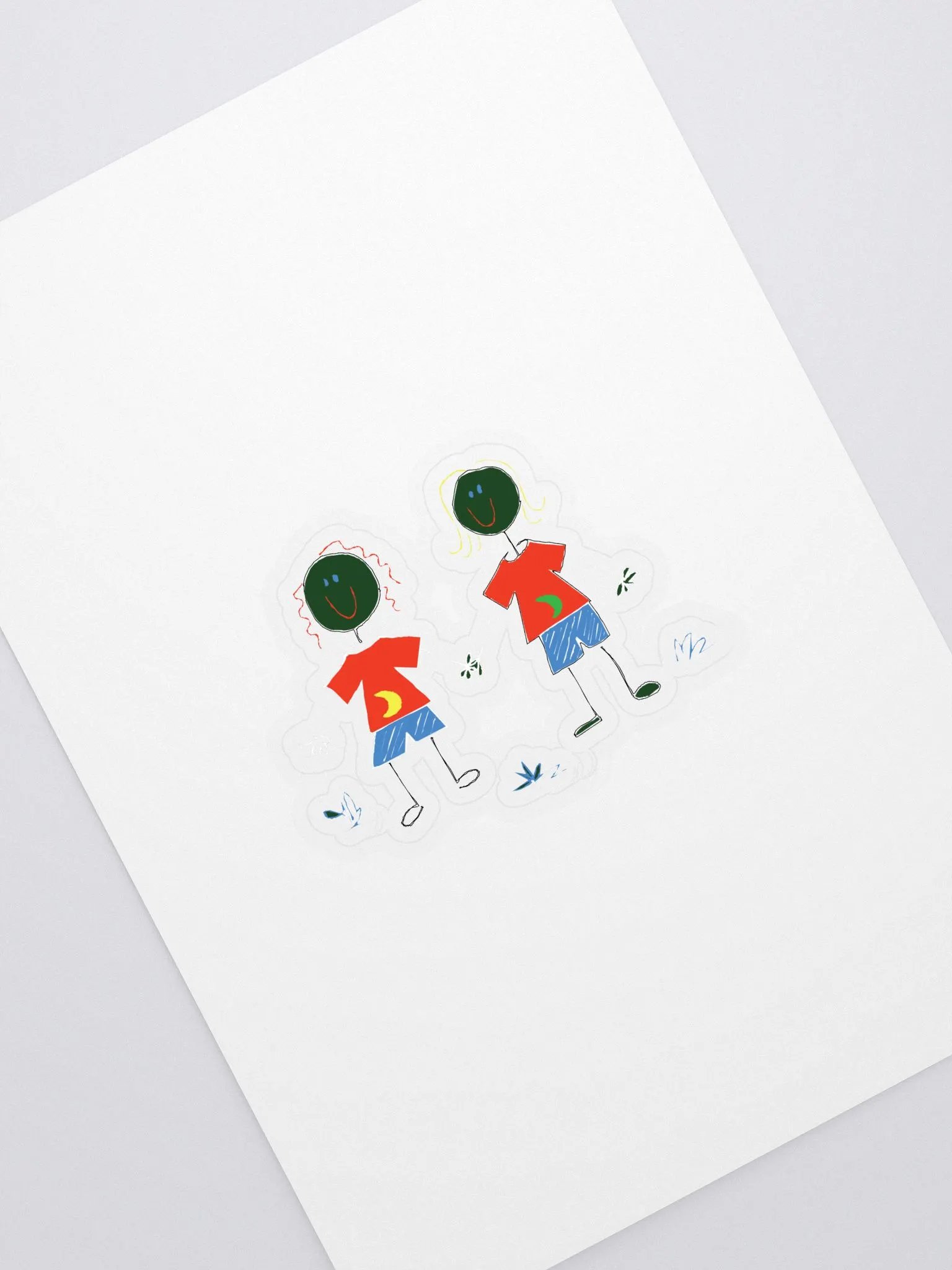 TWO STICK FIGURES. product image (1)