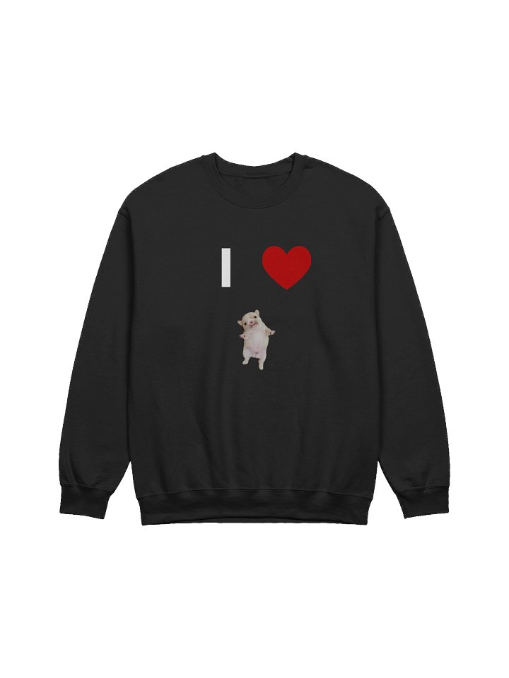 I HEART PIBBLE (crewneck) - dark colors product image (1)