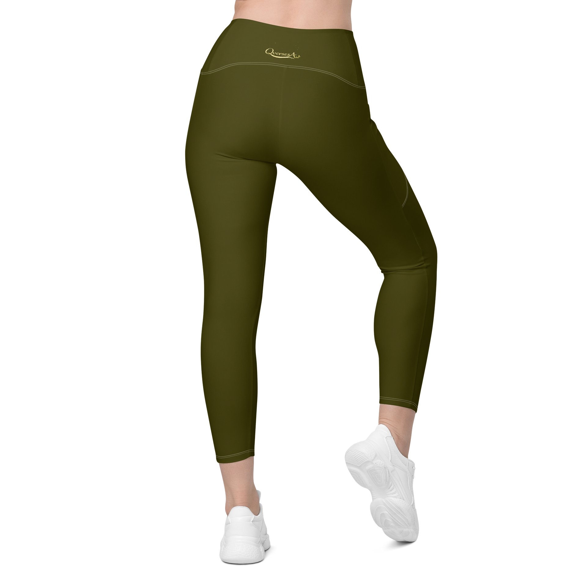 Green Leggings with Pockets product image (2)