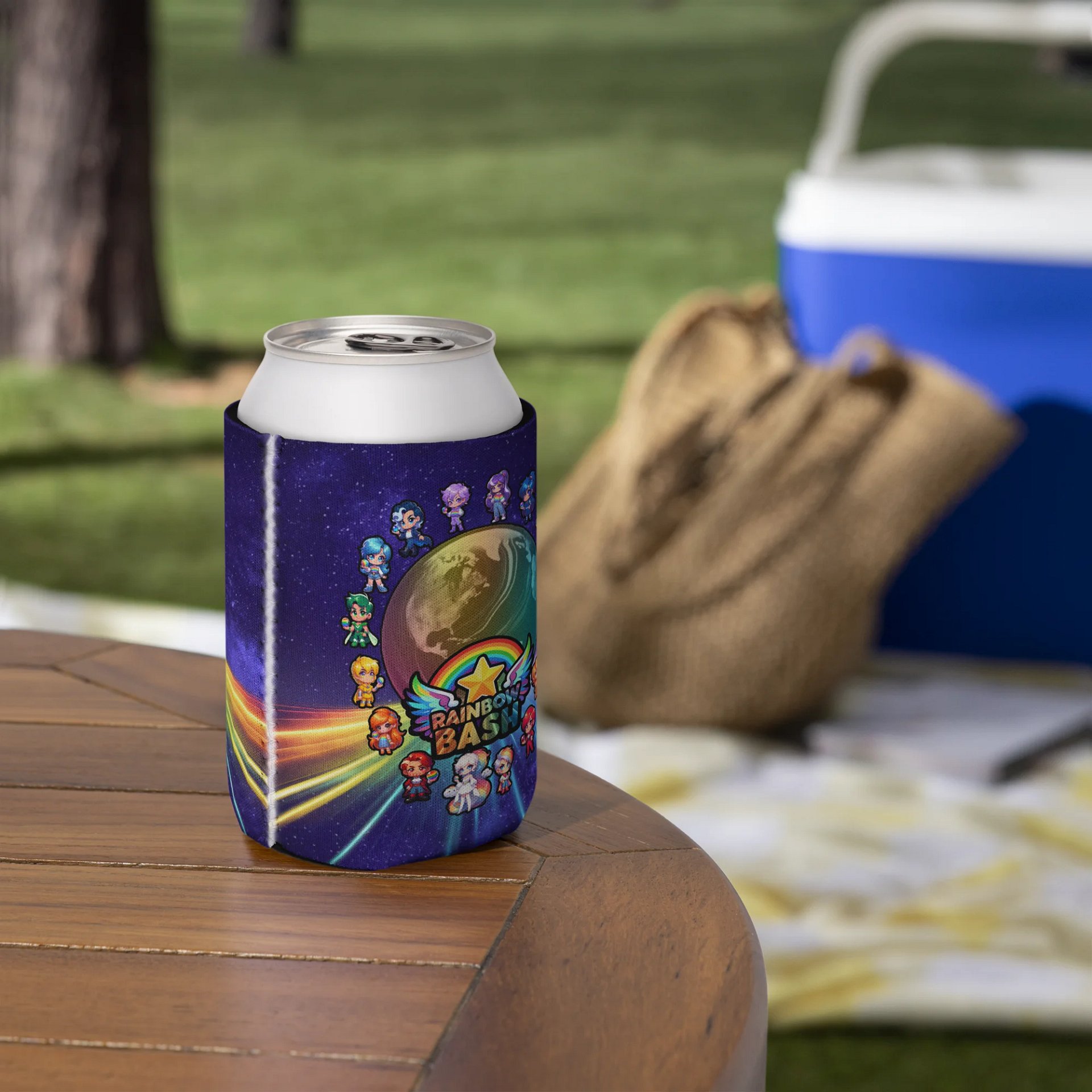 Rainbow Bash Koozie product image (5)