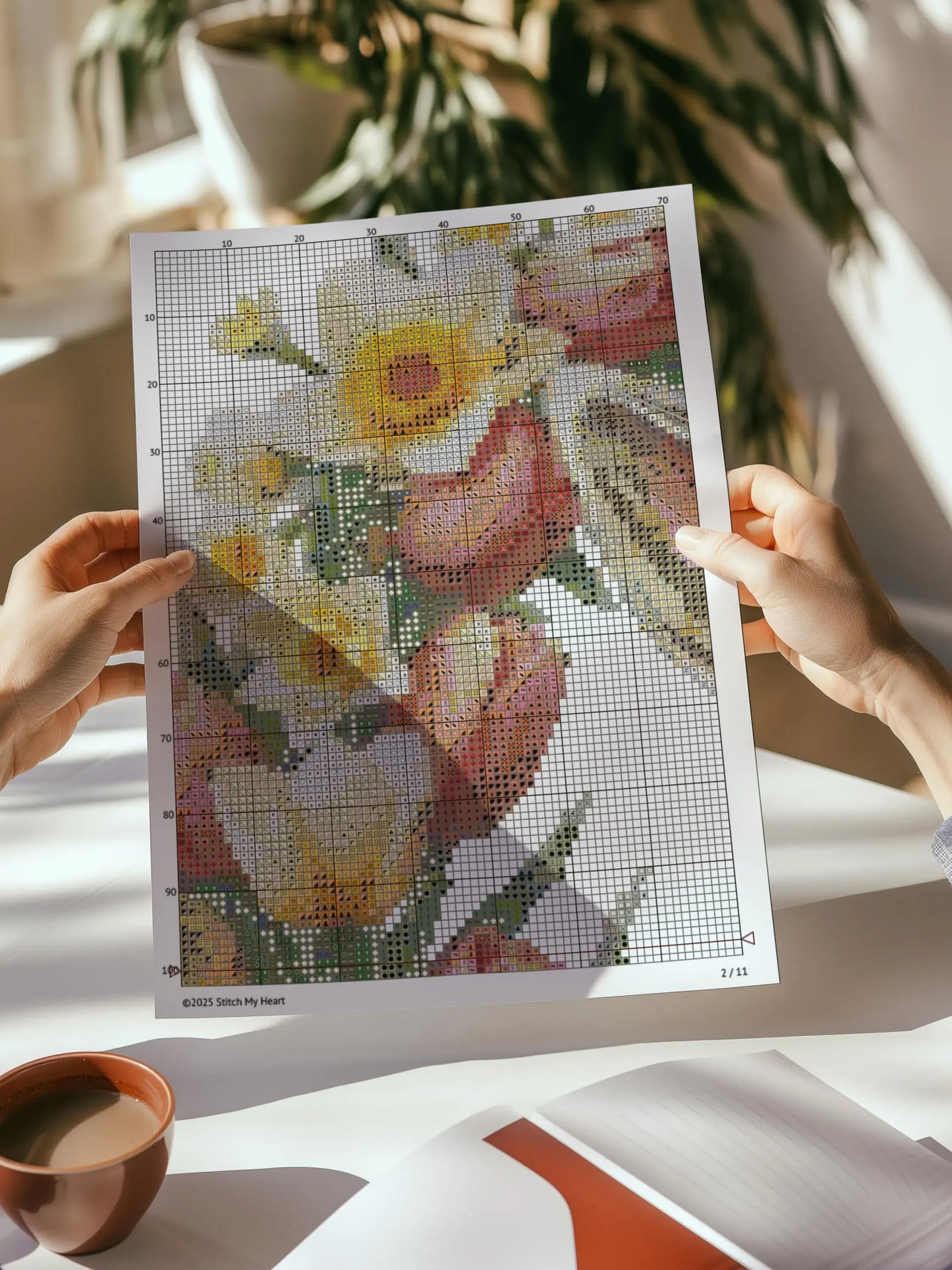 Springtime Bunny Cross Stitch Pattern product image (2)