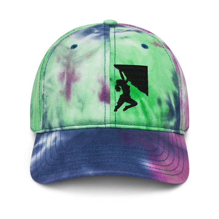girl boiuldering, tie dye cap product image (2)