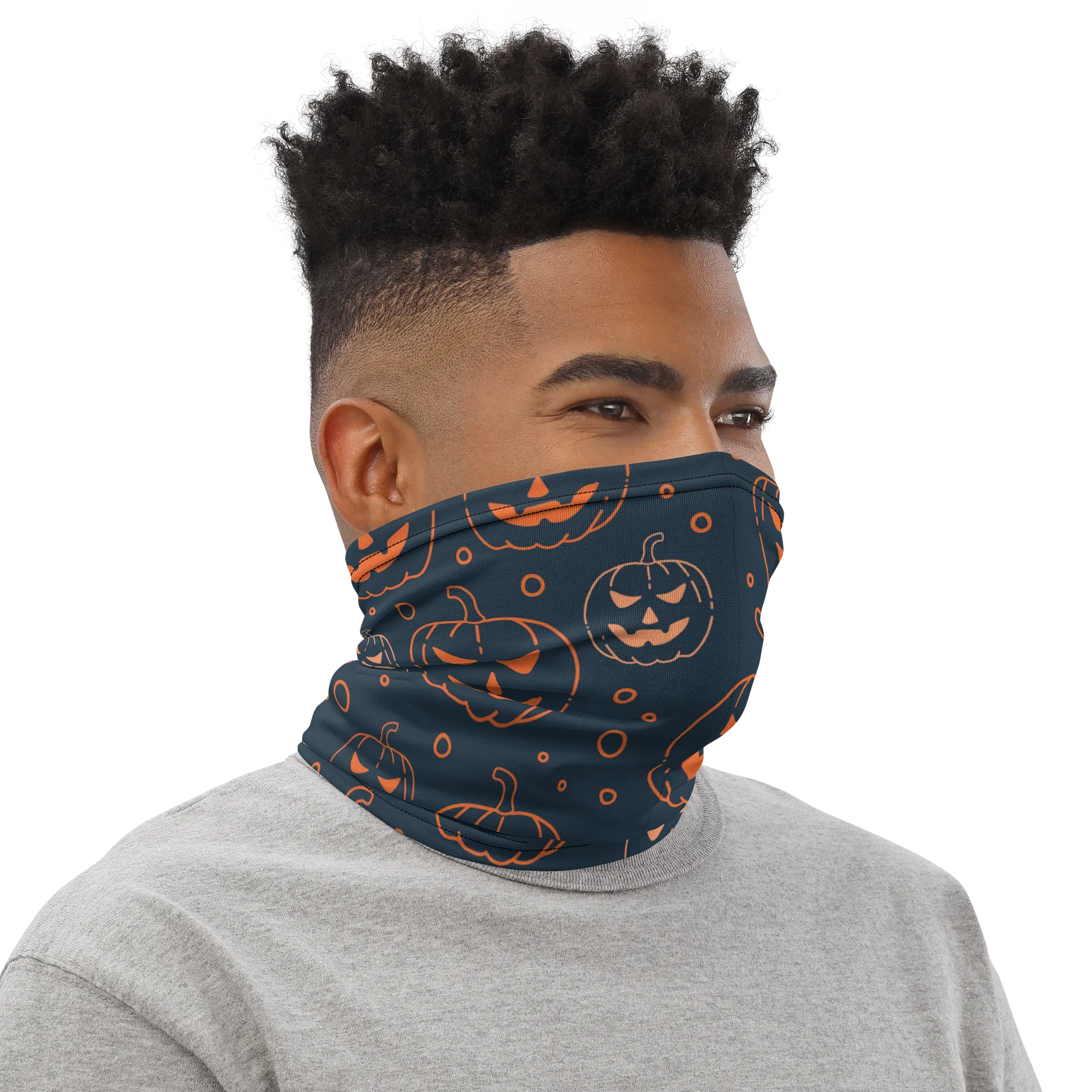 Jack o Lantern Neck Gaiter product image (2)