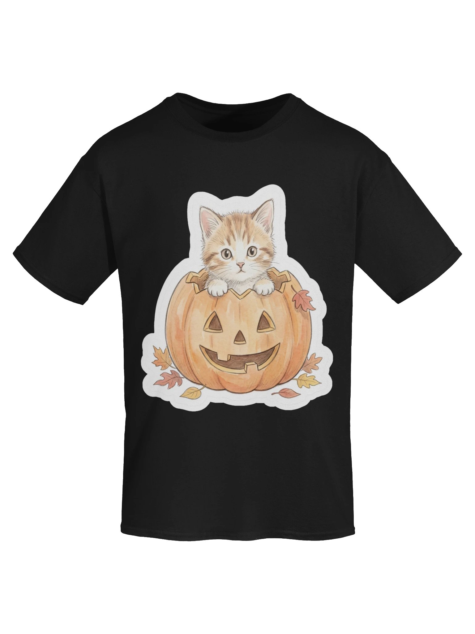 Pumpkin Peek Kitten Tee product image (17)