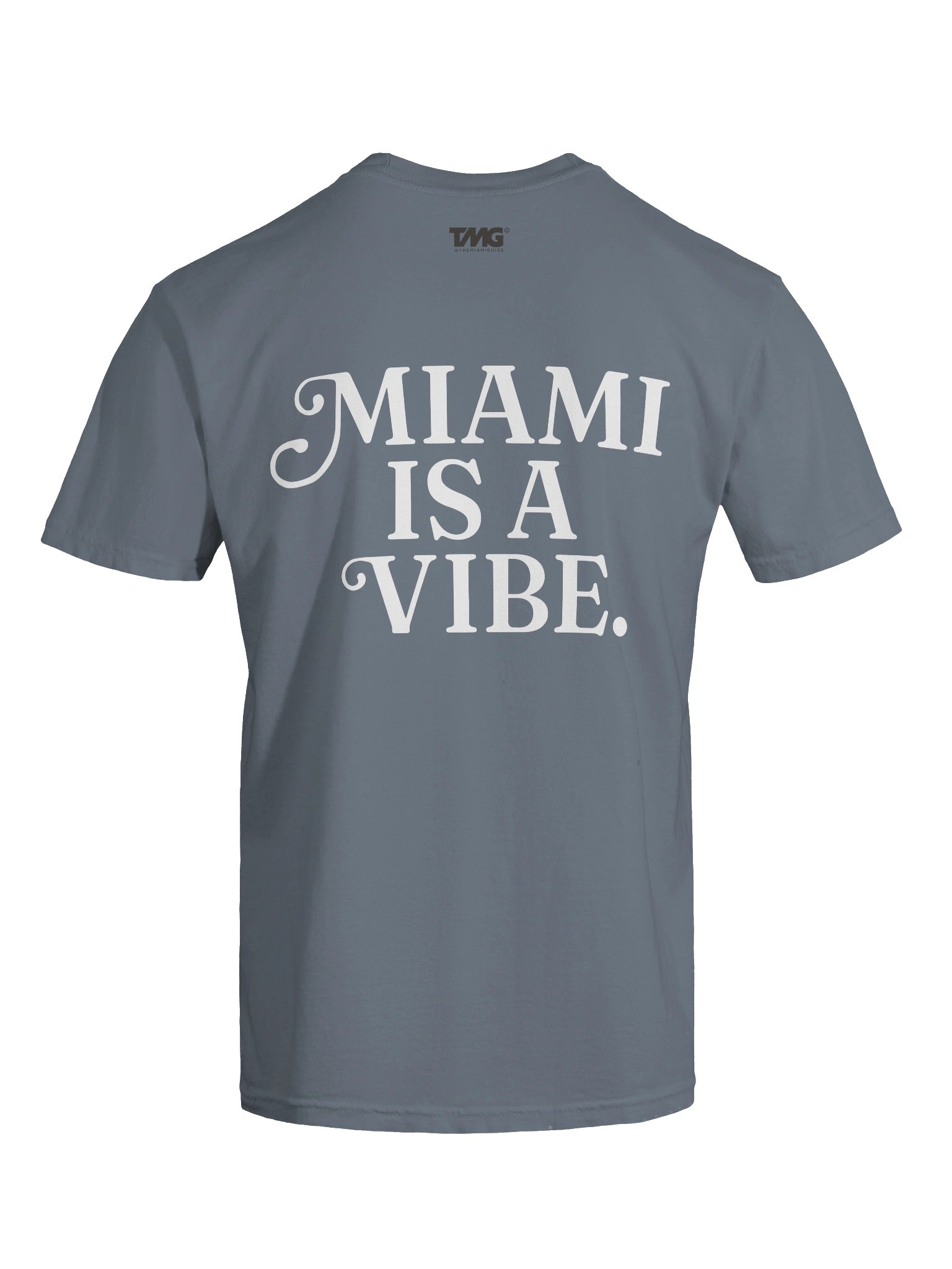Miami Is A Vibe T-Shirt - Blue Jean/Khaki product image (7)