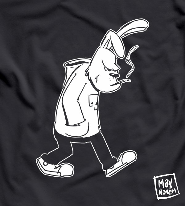 Bummer Rabbit tee product image (1)