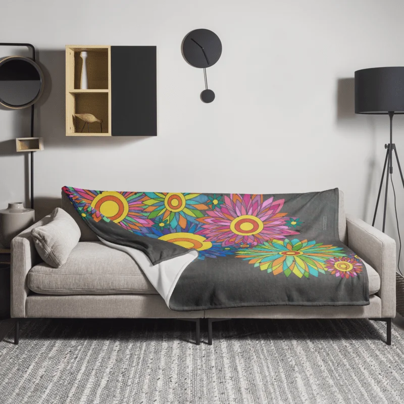 Fractal Flowers Blanket product image (1)
