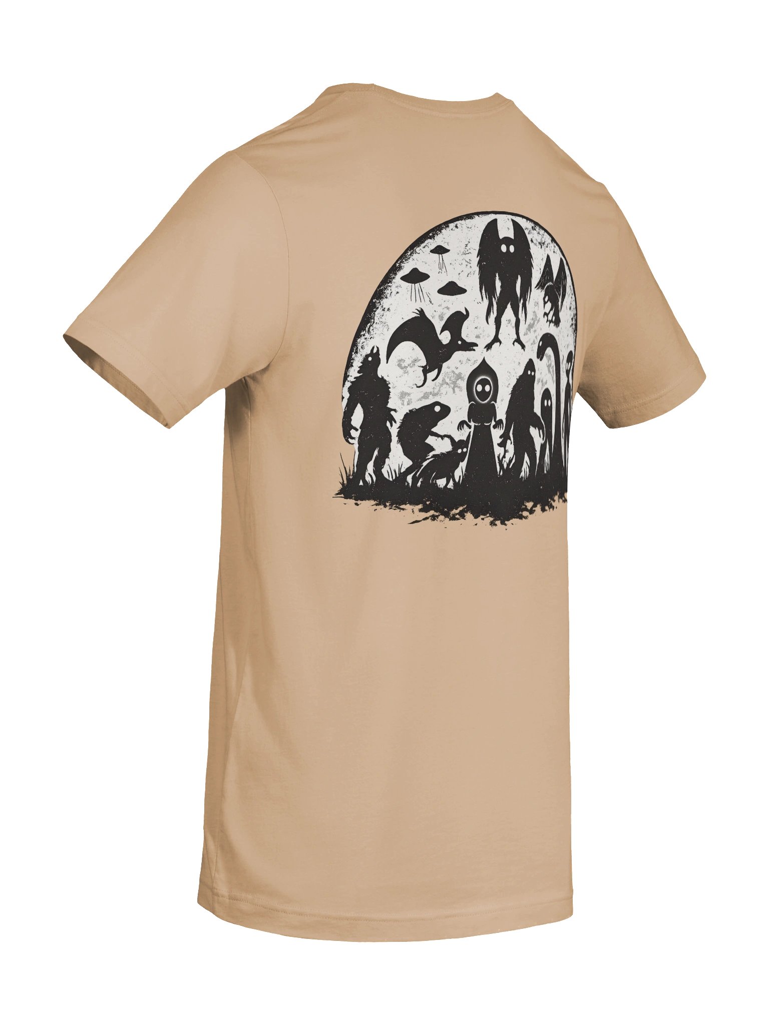 CRYPTID MOON W/ FRONT LOGO SUPER SOFT T-SHIRT (SOLID COLORS) product image (10)