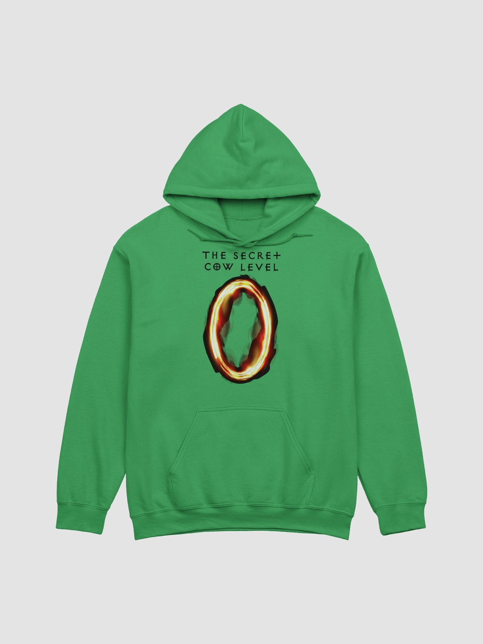 The Secret Cow Level Portal (Green Screen Hoodie) product image (1)
