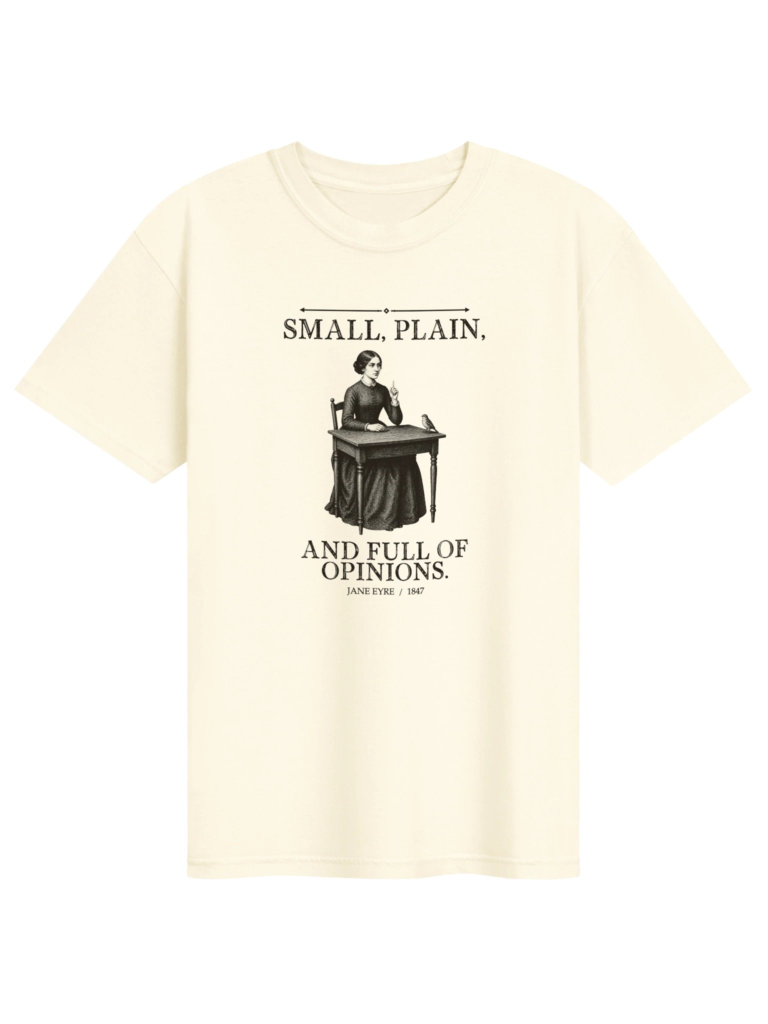Full Of Opinions -- Jane Eyre Tee (Light) product image (1)