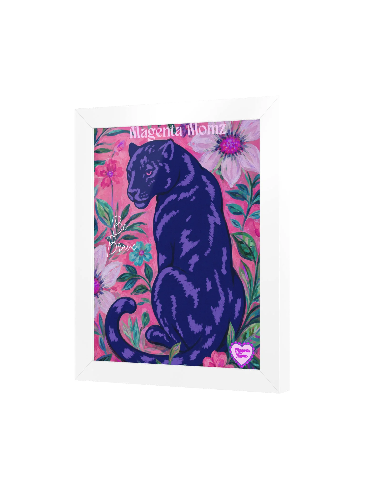 MAGENTA MOMZ - MOXIE MAGENTA FRAMED PRINT product image (13)