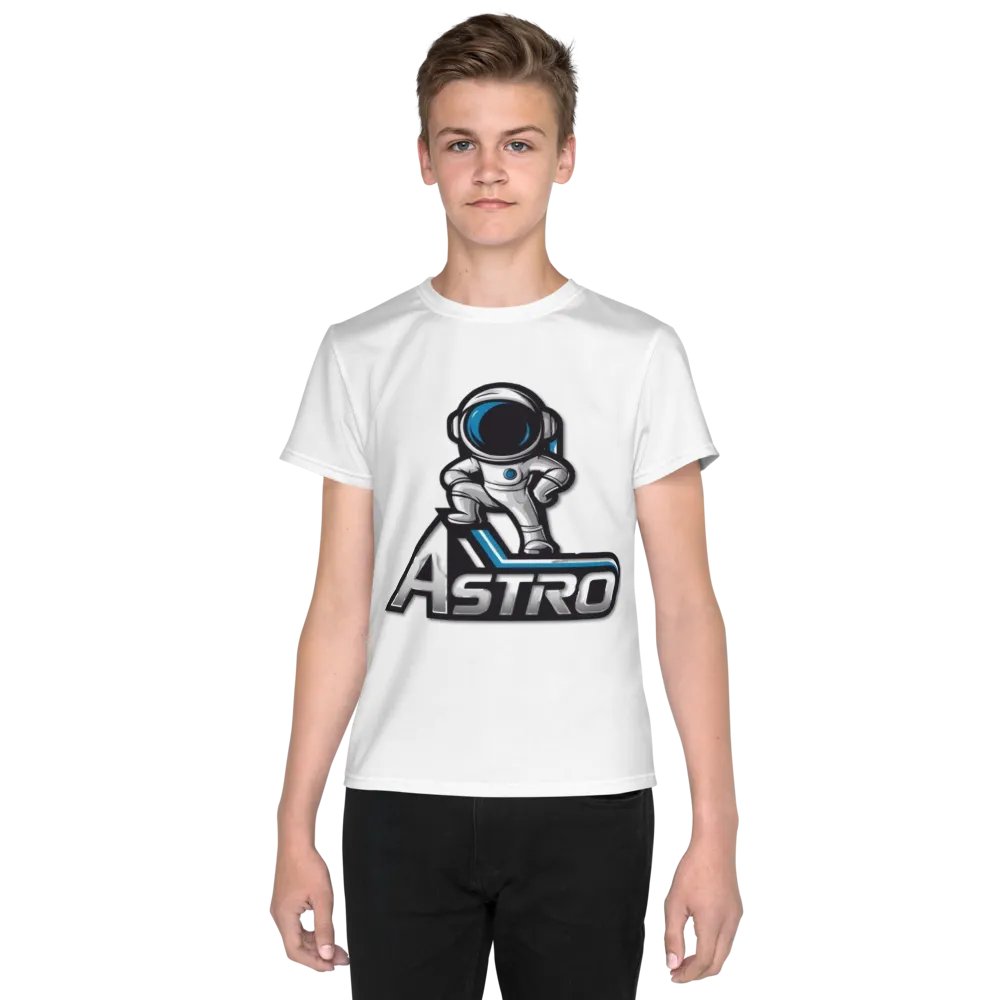 Exclusive Astro Explorer Youth Graphic Tee - White, Sizes 8-20 product image (1)