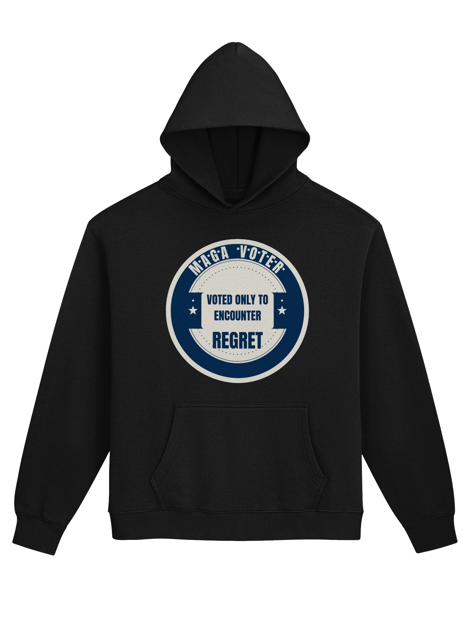 MAGA V.O.T.E.R. — Badge Tee Hoodie product image (1)
