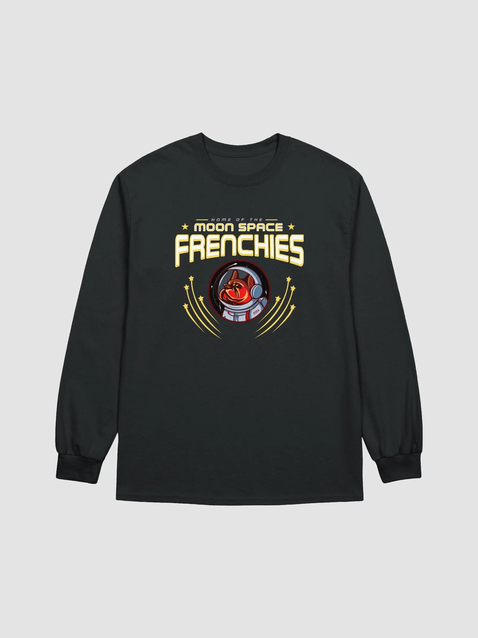 Long Sleeve Space Frenchies Tshirt product image (1)
