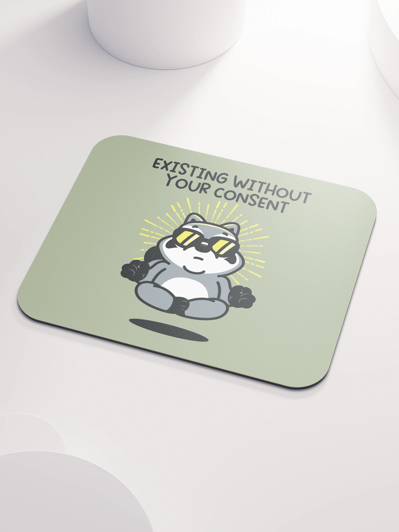 Existing Without Your Consent Mouse Pad product image (3)