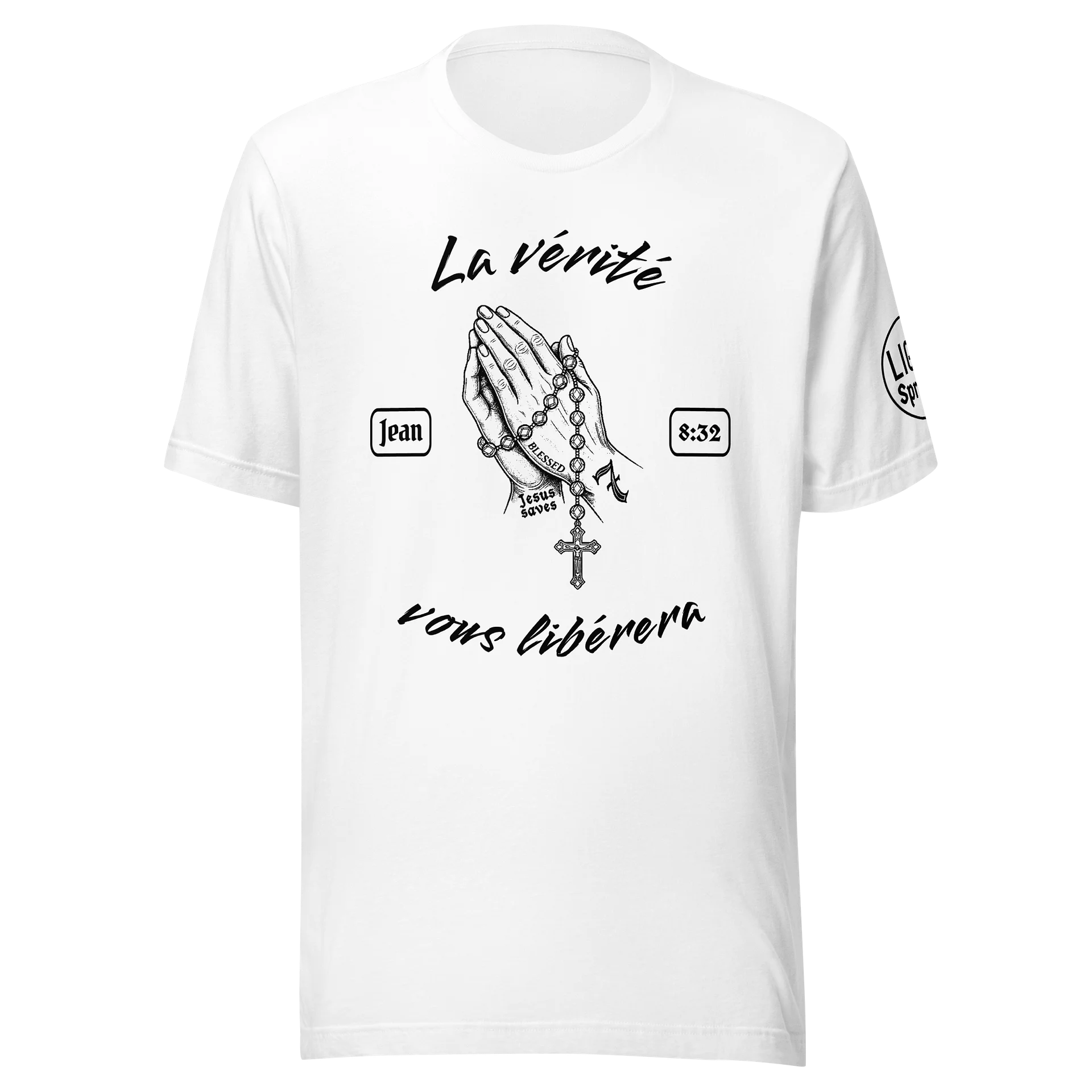 T-shirt mains qui prient product image (1)
